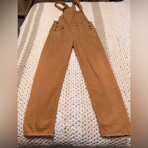 We The Free Tan Women Jeans Overalls ziggy